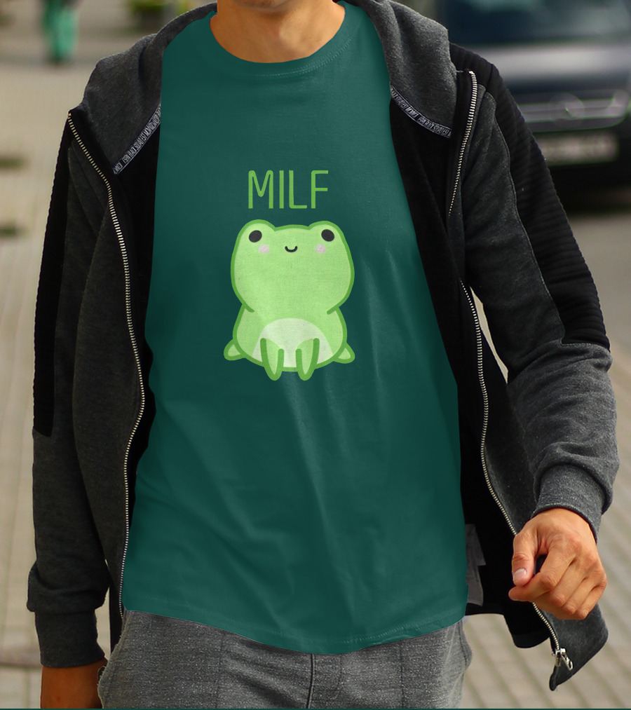 Shop The Man I Love Fwogs MILF Merch Store T-Shirt