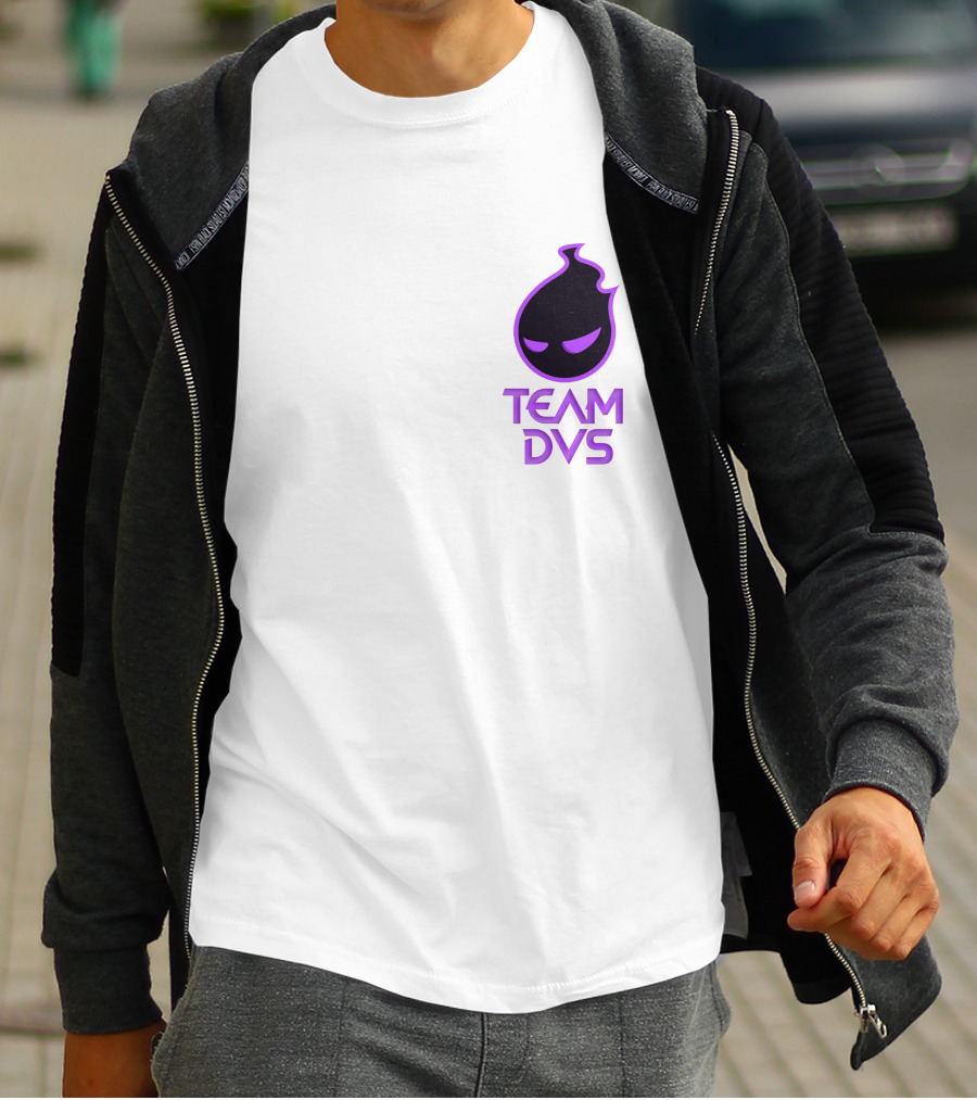 Team DVS Purple Flame Icon T-Shirt