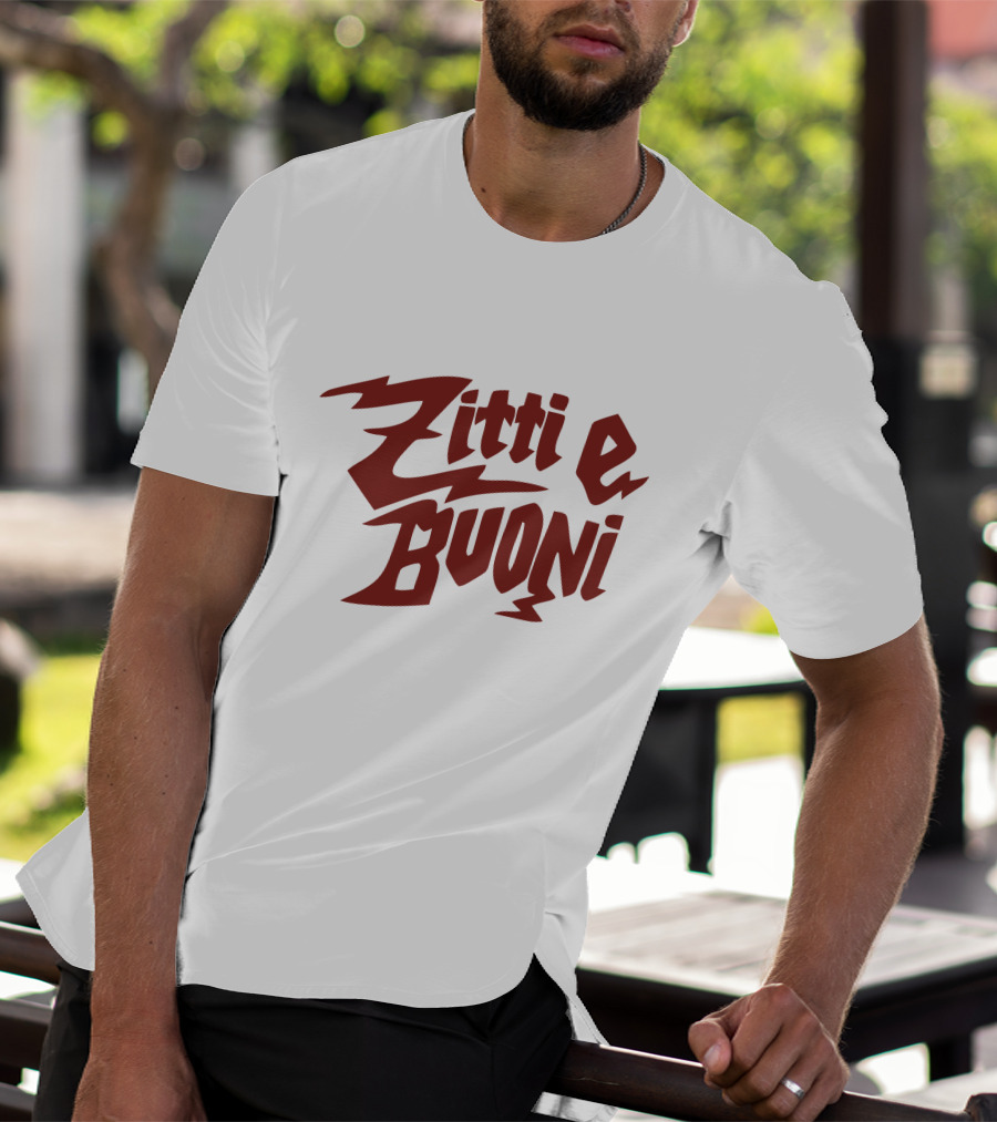 Zitti E Buoni Eurovision Måneskin Song Title Design Italy T-Shirt