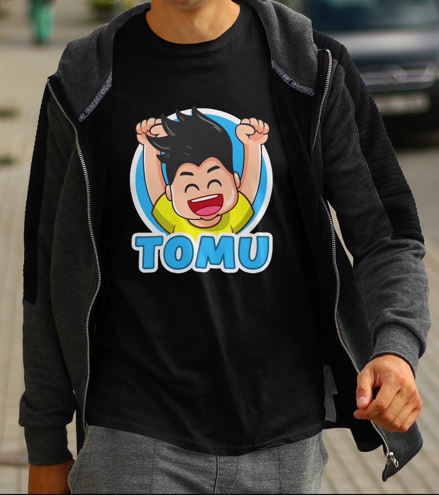 Tomu And Yumi Merch Tomu Excited Character Animation T-Shirt