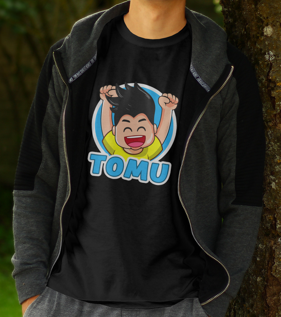 Shop Pandai.se Tomu Character Excitement Merch.se Store T-Shirt