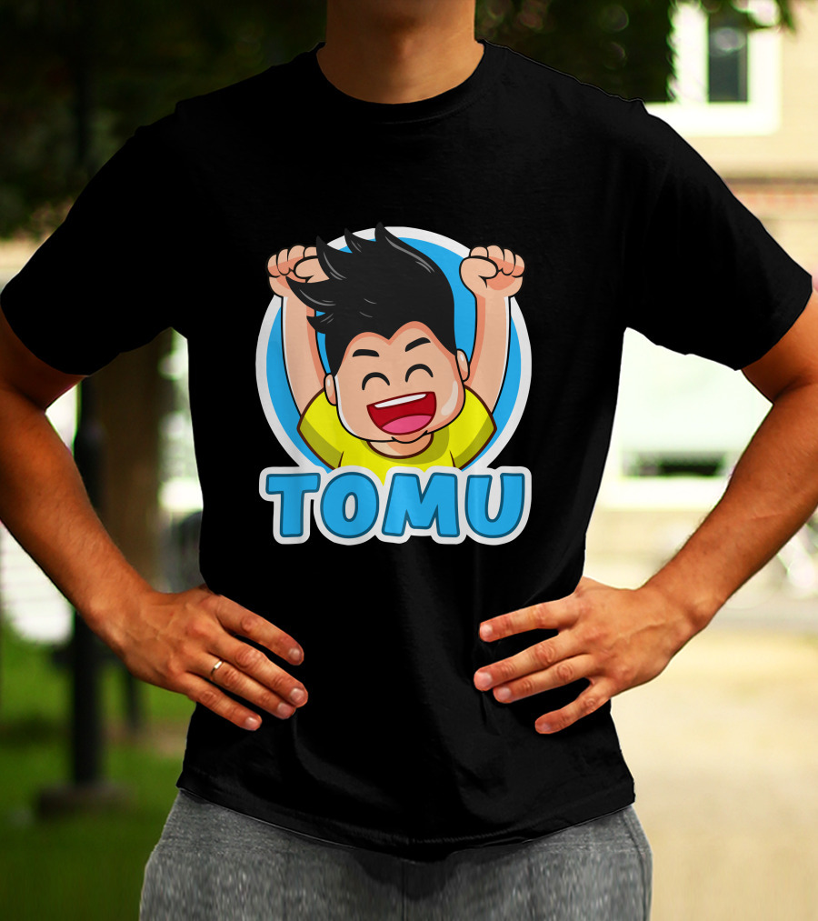 Shop Pandai.se Tomu Character Excitement Merch.se Store T-Shirt