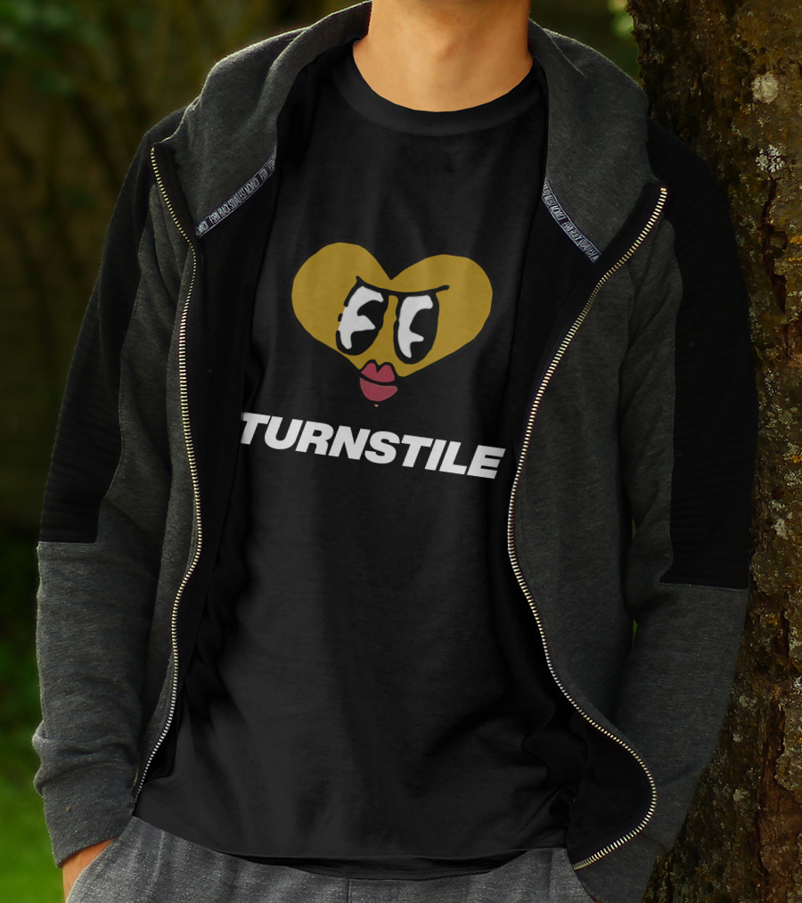 Turnstile Band Merch Heart Eyes T-Shirt
