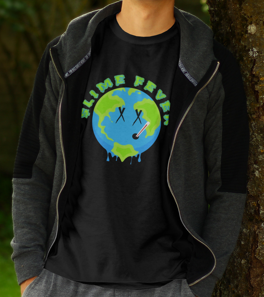 Slime Fever Earth Face Thermometer Design YNW Melly Merch Store T-Shirt