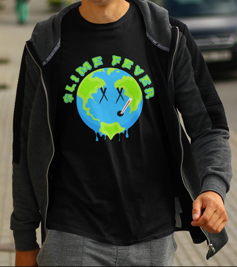 Slime Fever Earth Face Thermometer Design YNW Melly Merch Store T-Shirt