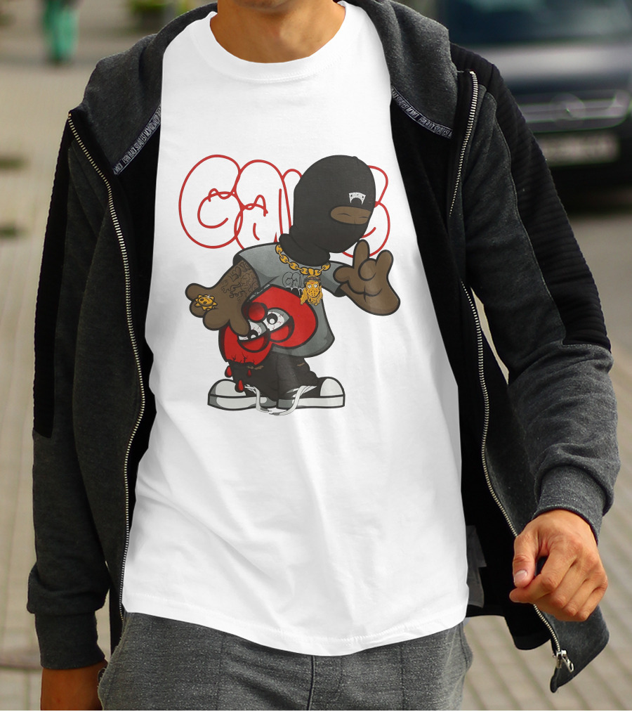 Glo Gang Character With Tattoo And Sneaker T-Shirt