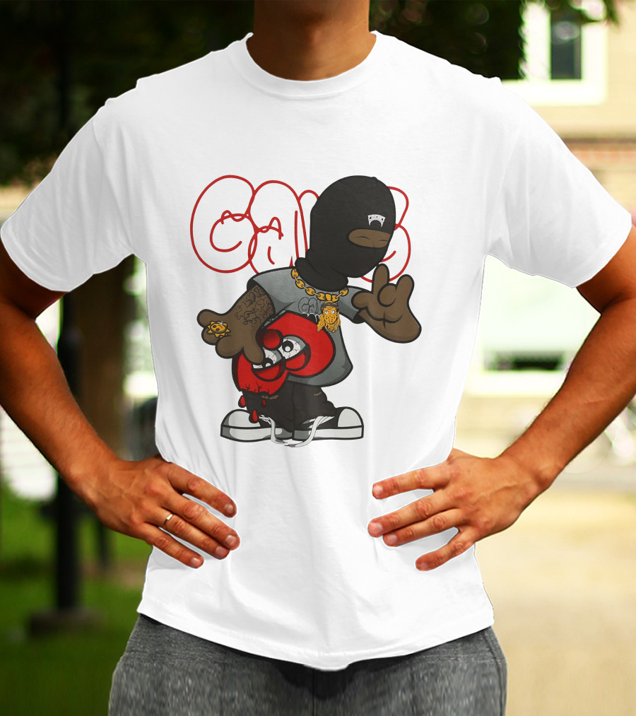 Glo Gang Character With Tattoo And Sneaker T-Shirt