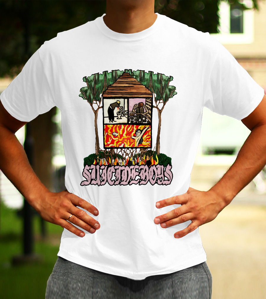 Suicideboys Fire And House Scene T-Shirt
