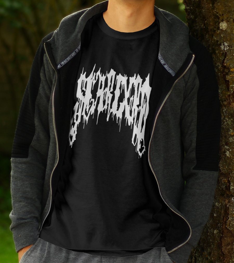 Scarlxrd Merch Metal Iconic Dripping Font T-Shirt