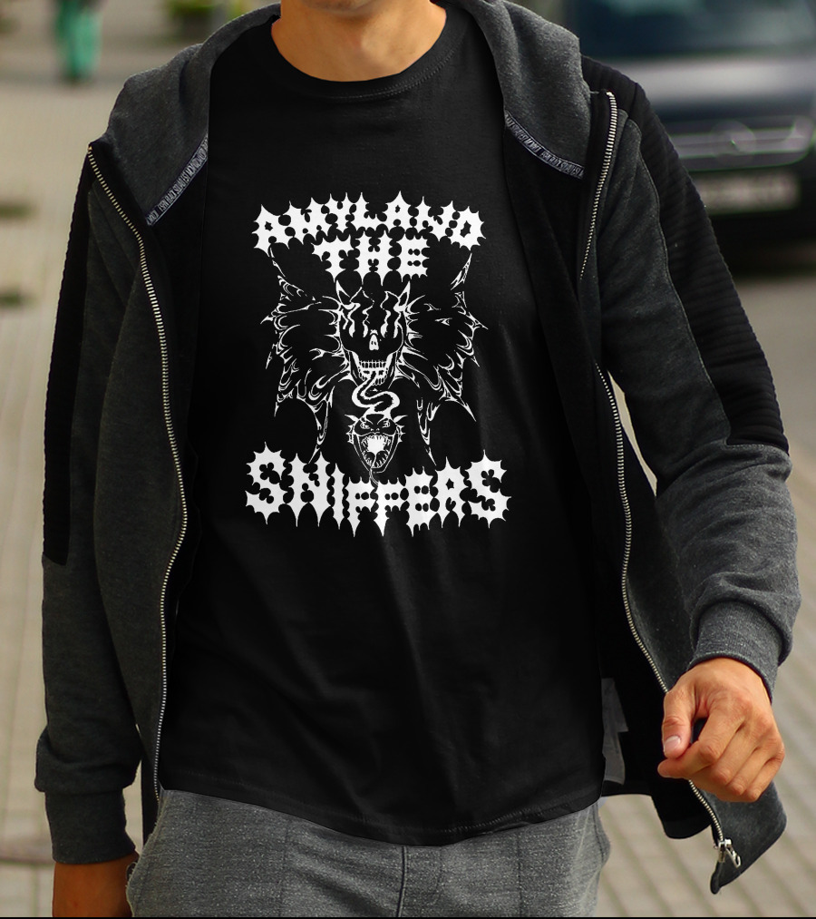 Amyl And The Sniffers Merch Skull T-Shirt