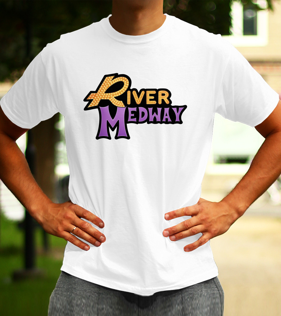 River Medway Merch Shop Bold Lettering T-Shirt