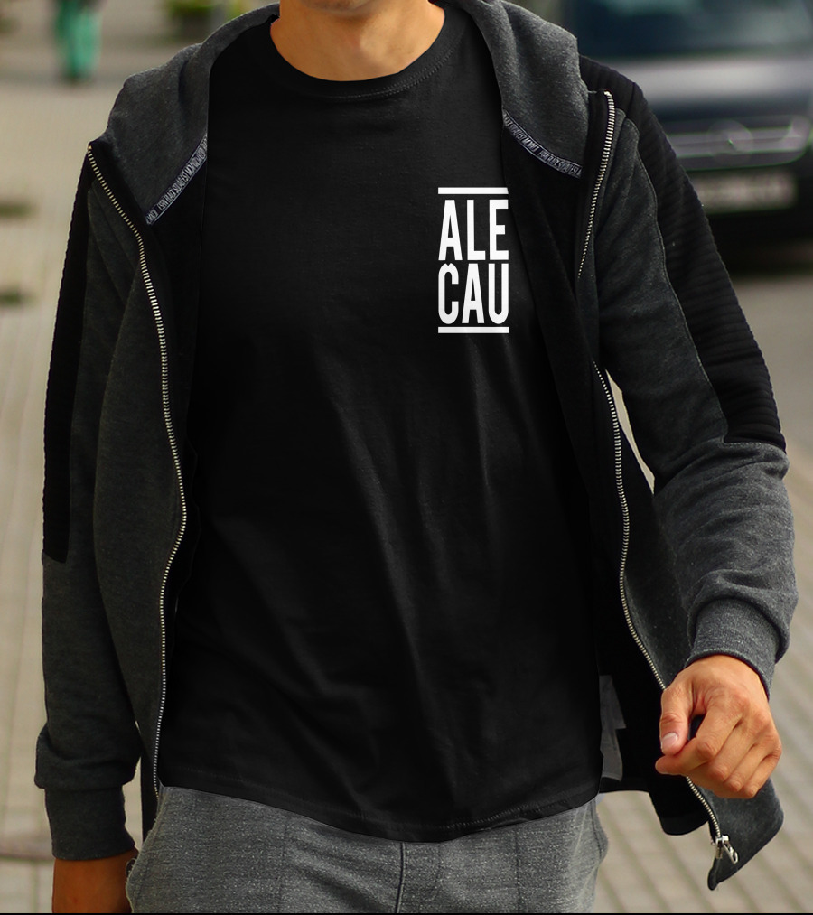 Duklock Alečau Gomerch Minimalist Text T-Shirt