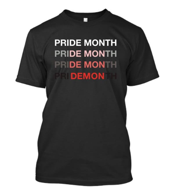 Pride Month Pride Month Pride Month Pride Demon T-Shirt