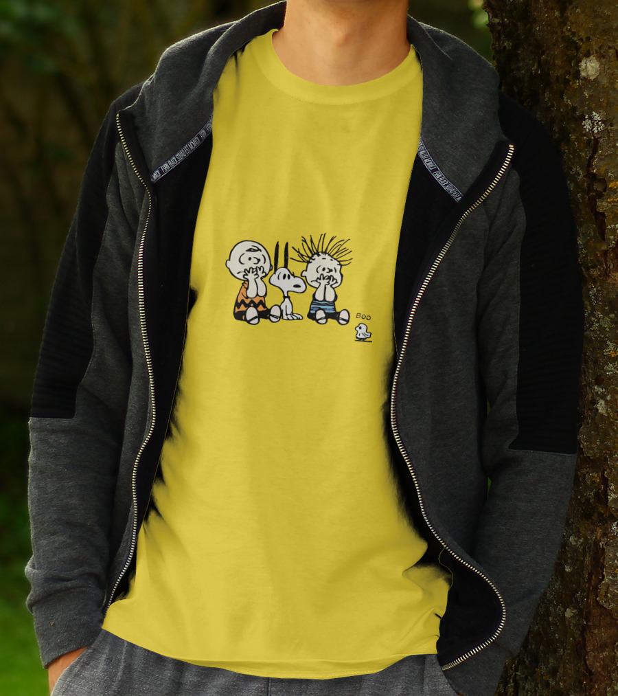 Snoopy Boo Peanuts Charlie Brown Woodstock Collection T-Shirt
