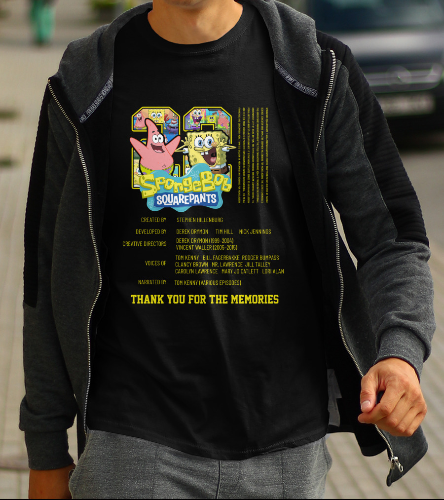 SpongeBob SquarePants Thank You For The Memories 1999-2015 Steven Hillenburg T-Shirt