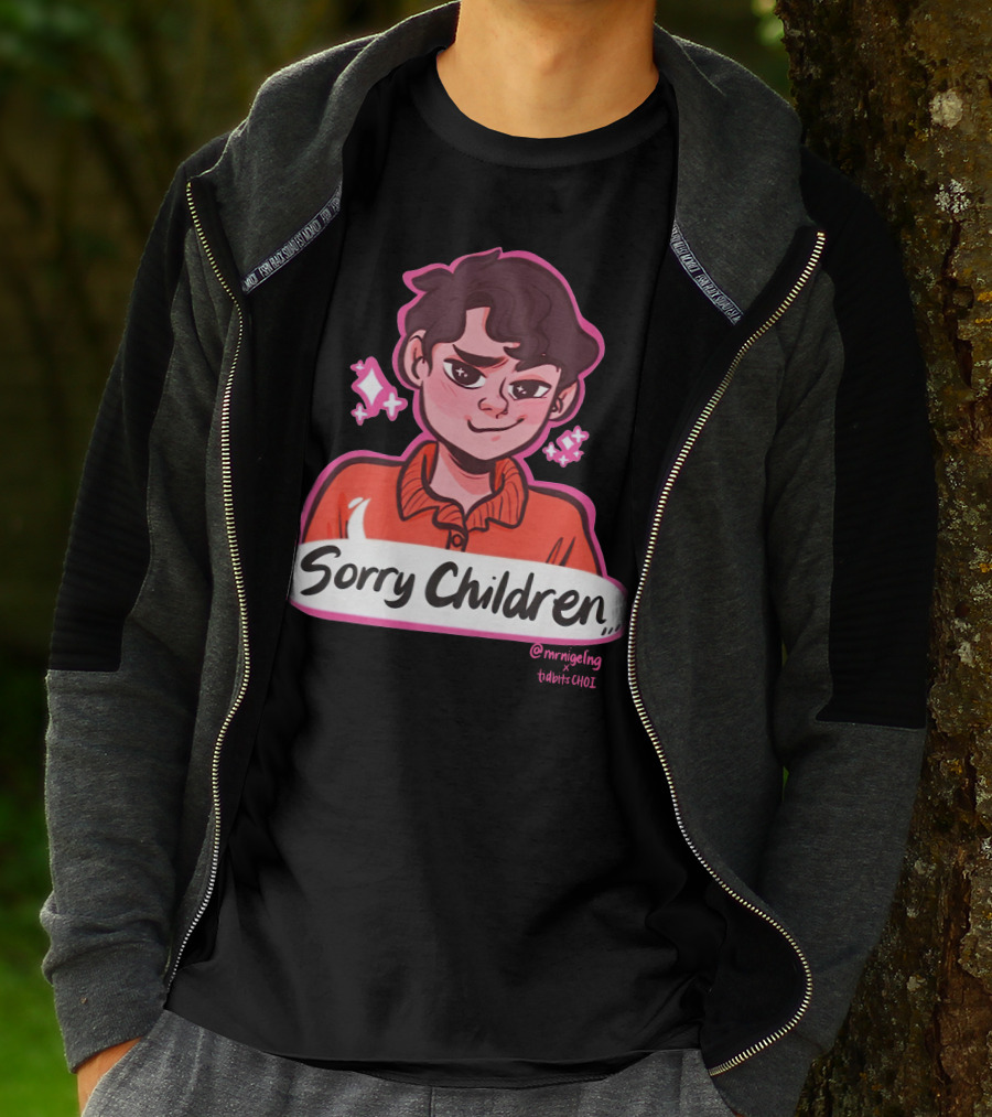 Sorry Children Uncle Roger Merch By MrNigelNG X TidbitsCHOI T-Shirt