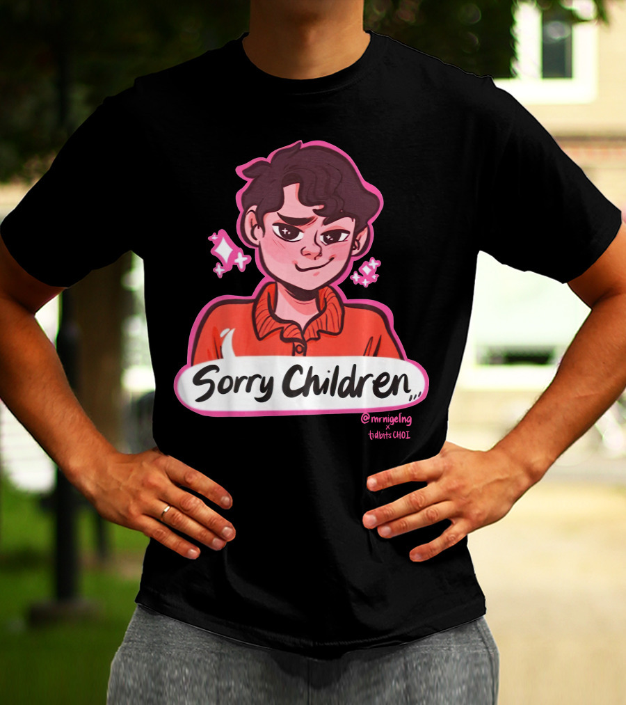 Sorry Children Uncle Roger Merch By MrNigelNG X TidbitsCHOI T-Shirt