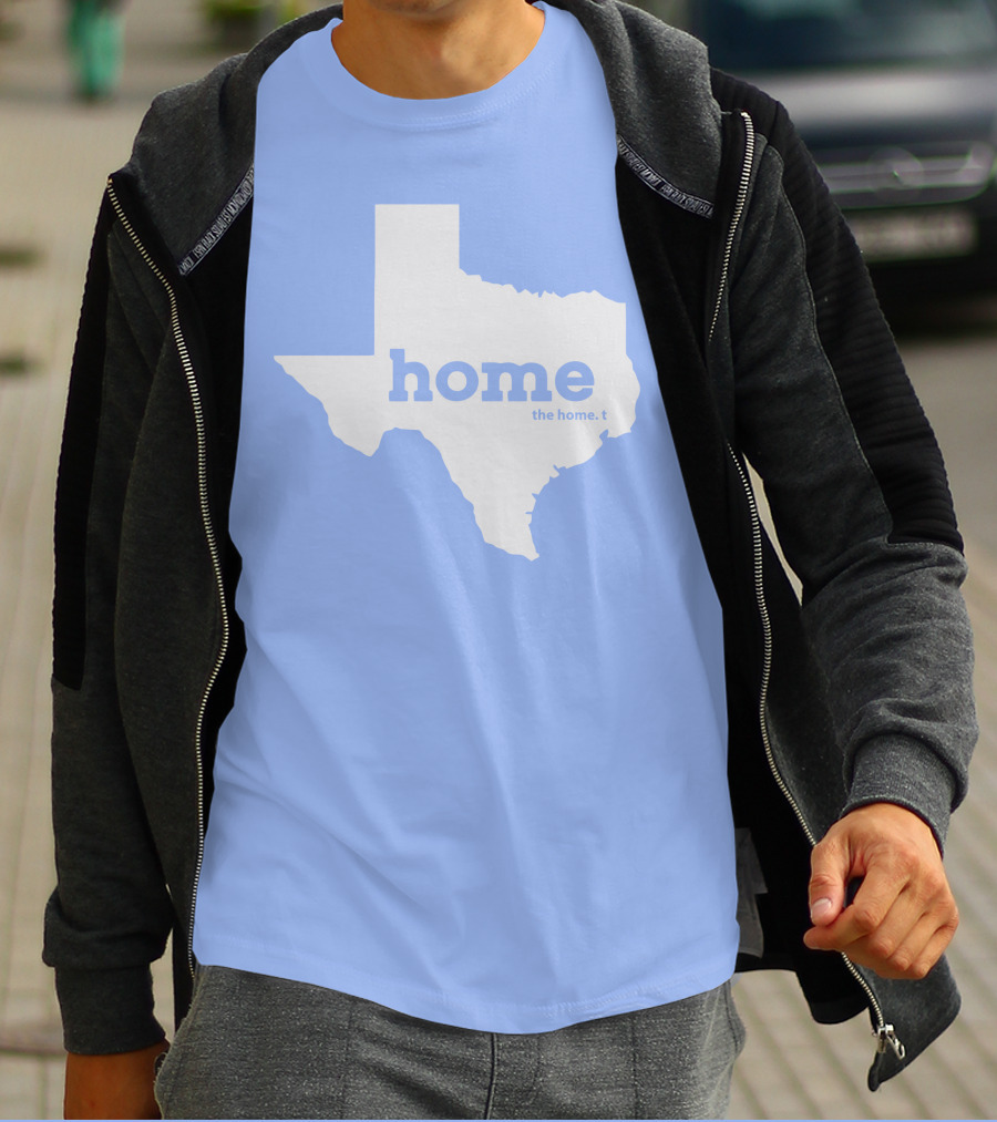 Home Shark Tank Texas State Silhouette The Home T T-Shirt