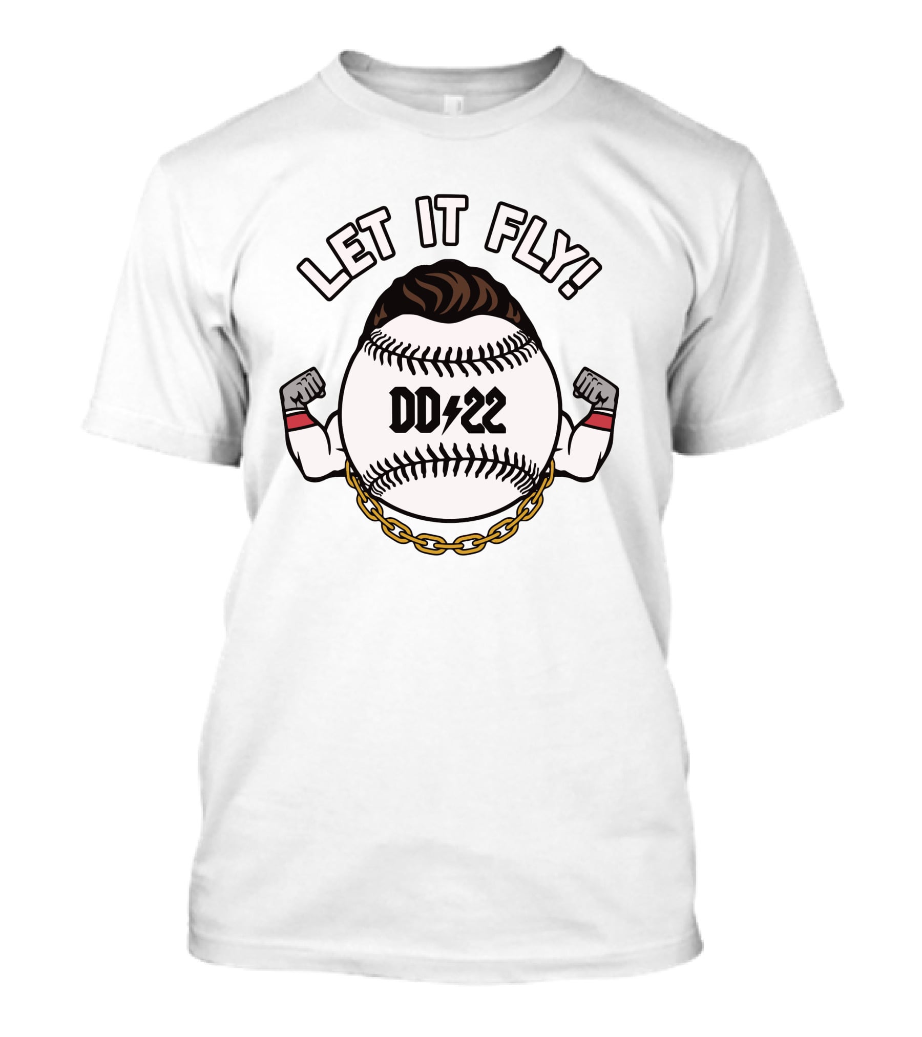 LET IT FLY DD22 Baseball T-Shirt