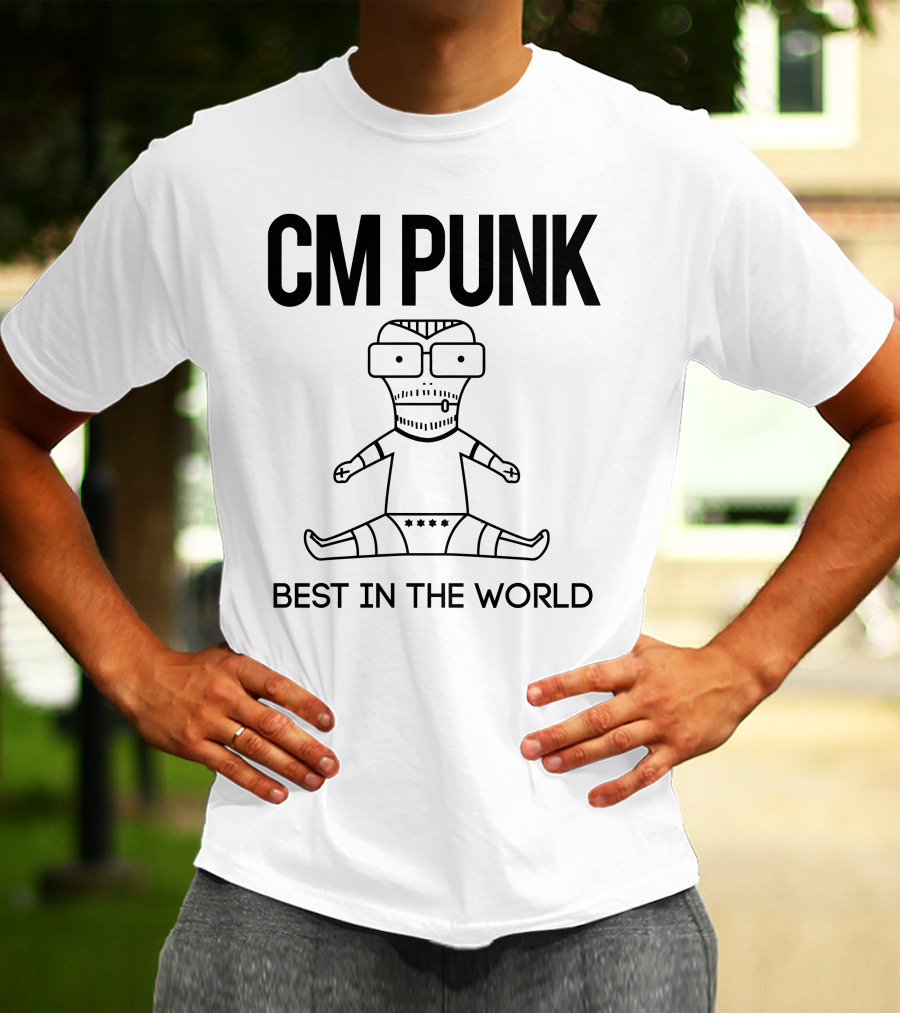 CM Punk Best In The World Little Cartoon Wrestler T-Shirt