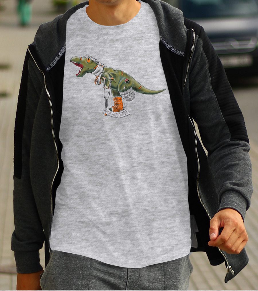 How Ridiculous Merch Injured Rexy Navy T-Shirt