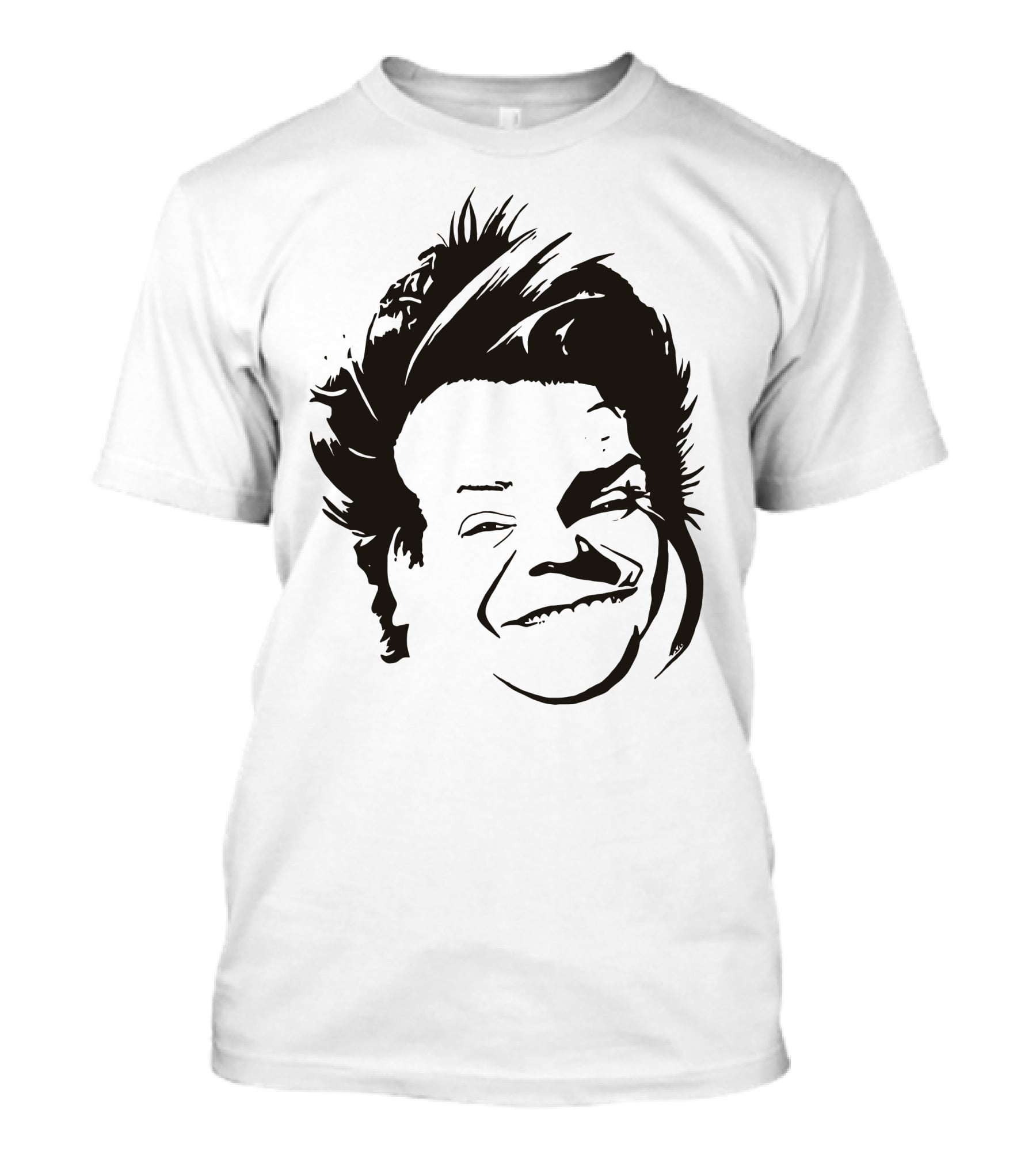 Chris Farley Sketch Face Stencil T-Shirt