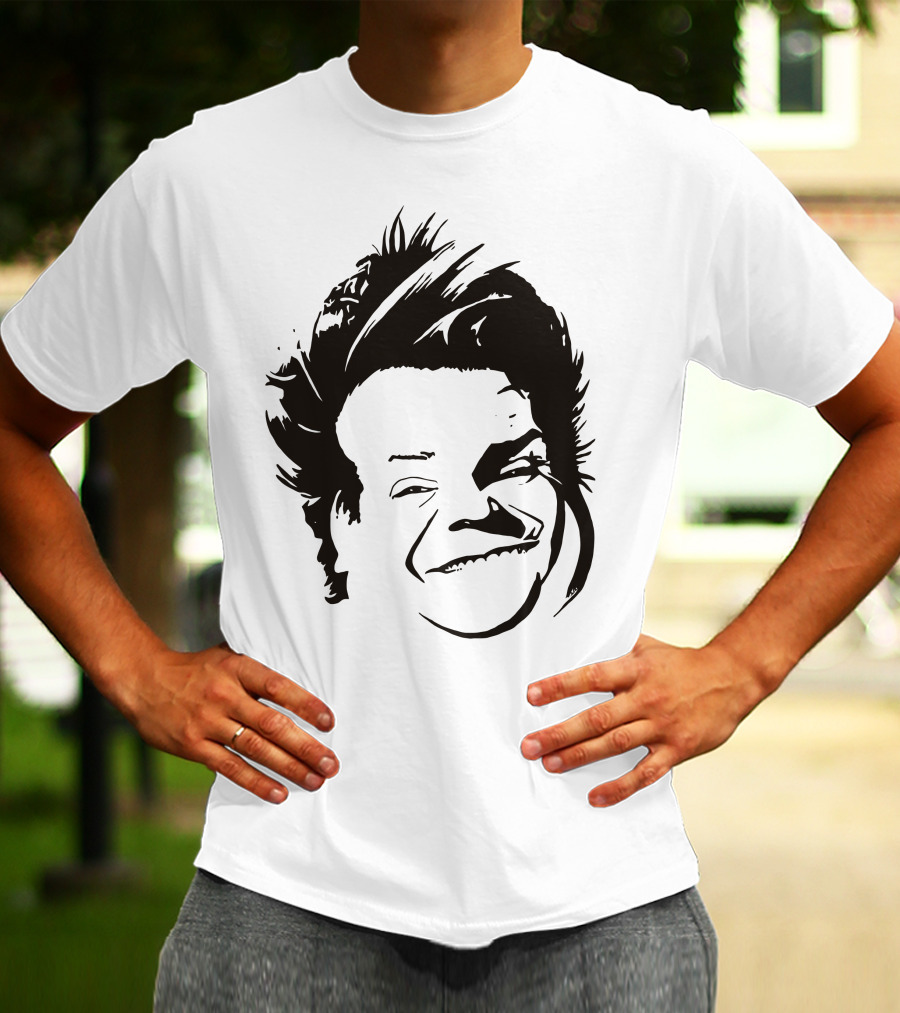 Chris Farley Sketch Face Stencil T-Shirt