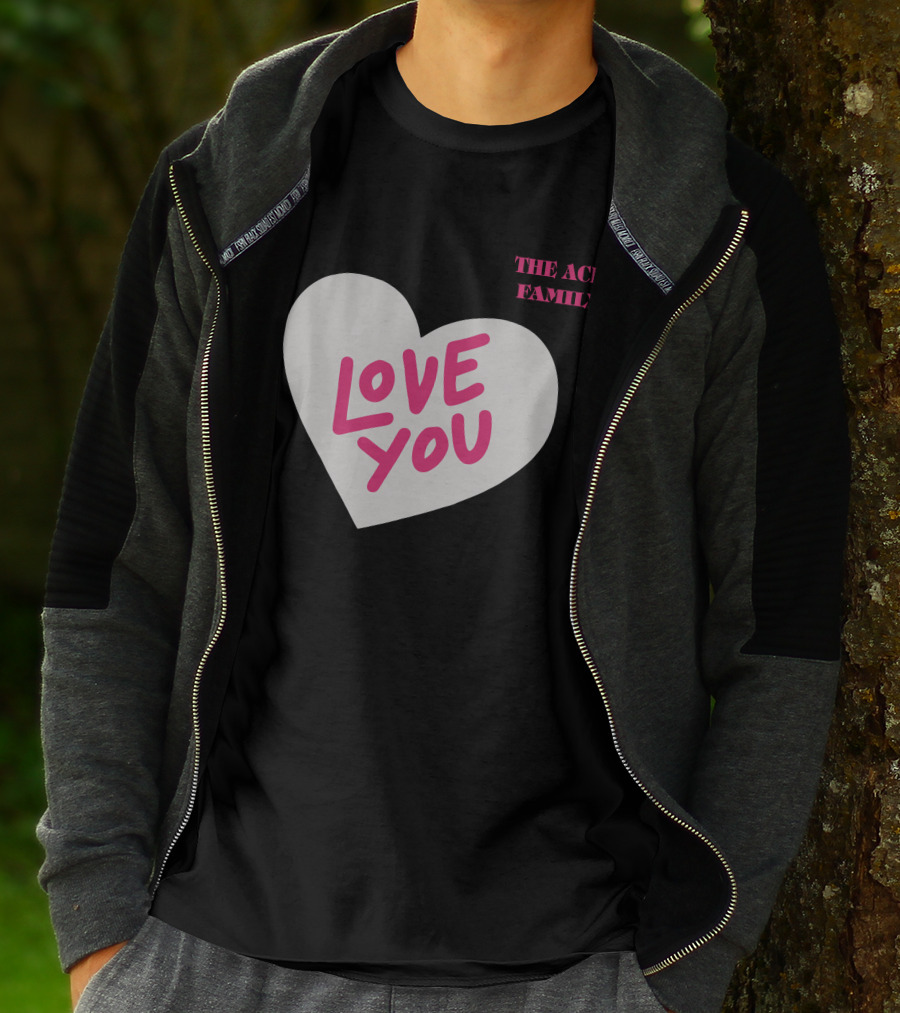The Ace Family Love You Heart T-Shirt