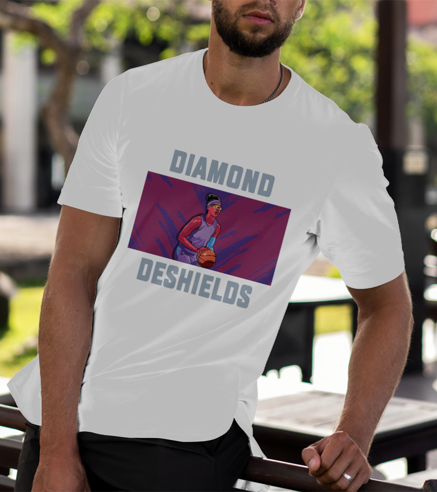 Diamond Deshields Basketball Player T-Shirt
