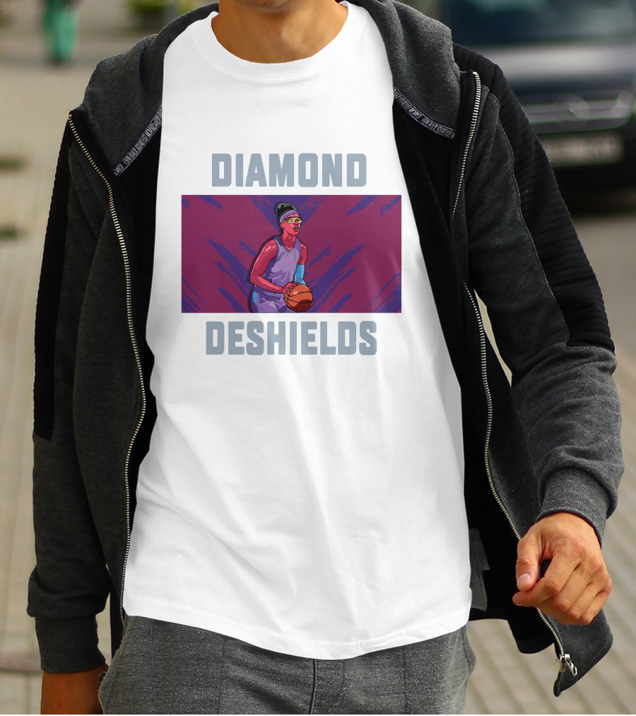 Diamond Deshields Basketball Player T-Shirt