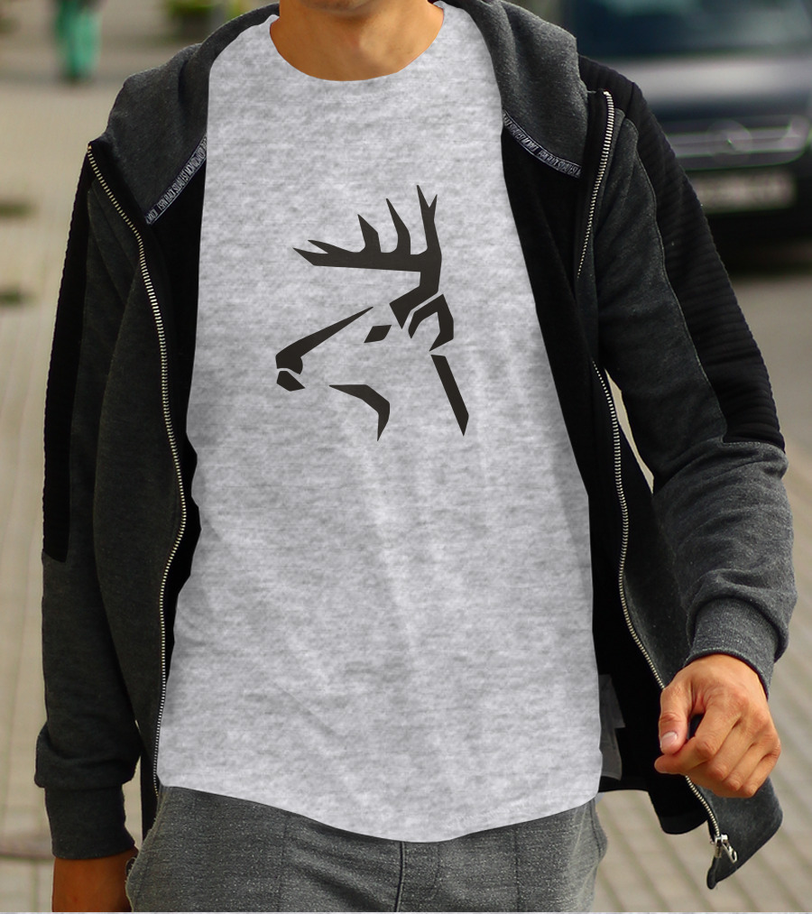 Bux Hunting Co Bux Head Stag T-Shirt