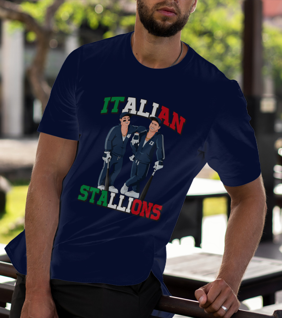 Italian Stallions 45 13 Short Porch T-Shirt