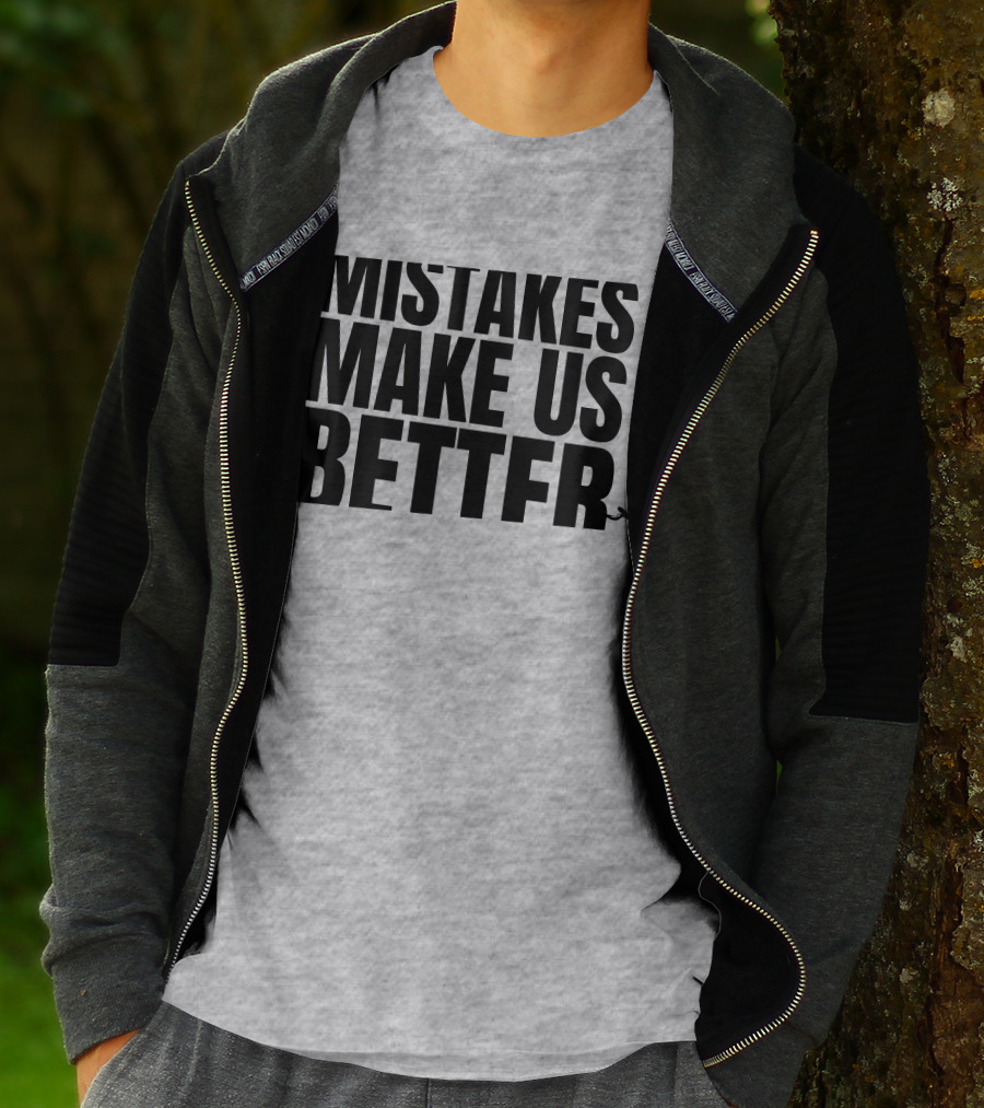 Mr. Build It Merch Mistakes Make Us Better Hammer T-Shirt