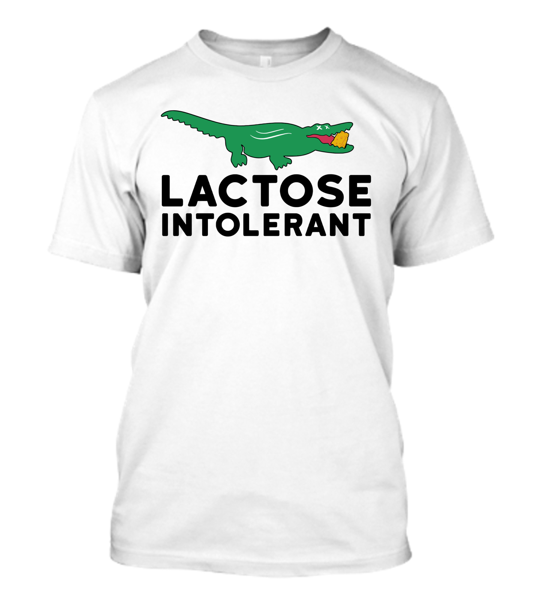 Lactose Intolerant Funny Shitheadsteve Merch Crocodile Cheese T-Shirt