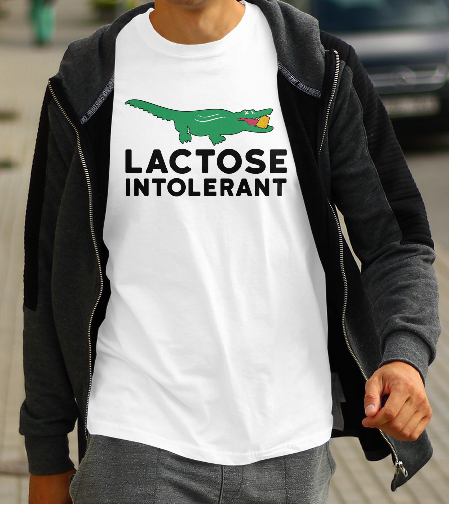 Lactose Intolerant Funny Shitheadsteve Merch Crocodile Cheese T-Shirt