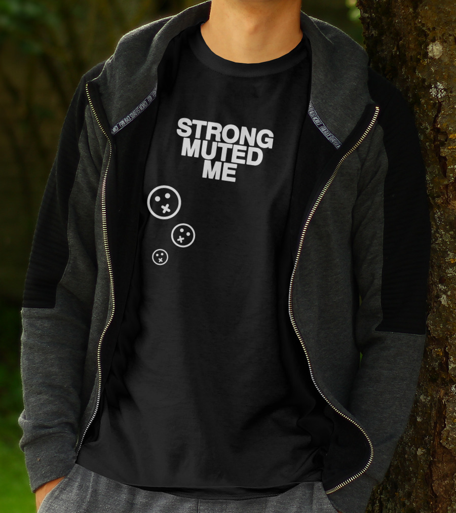 Strong Muted Me Shibnobi Merch Smiley Faces T-Shirt