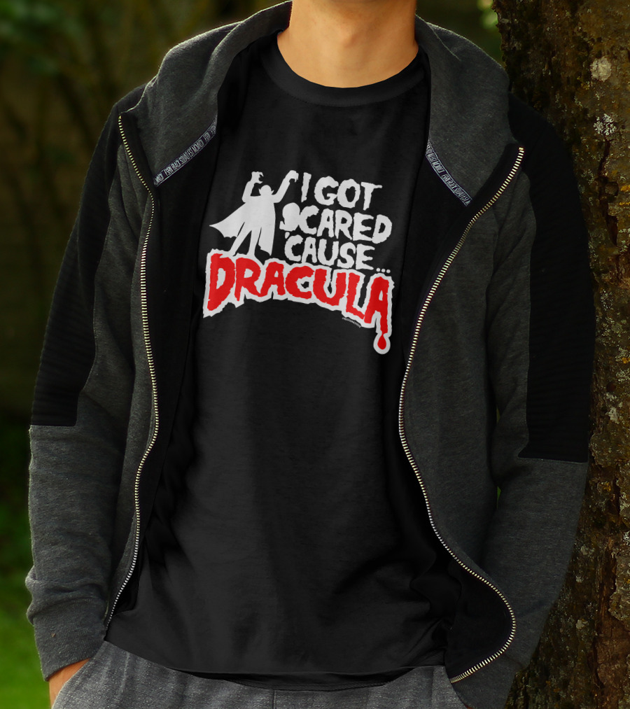 I Got Scared Cause Dracula Mmr Rock Merchandise T-Shirt