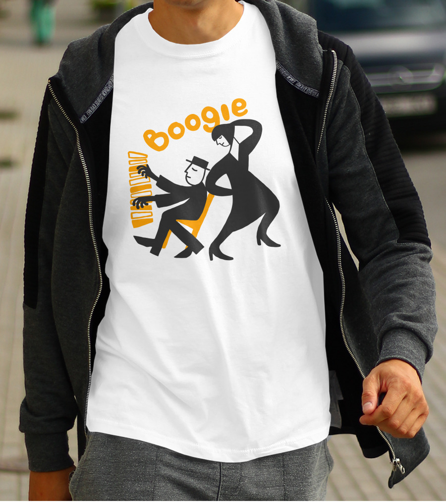 Woogie Boogie Music Dance Energetic Movement T-Shirt