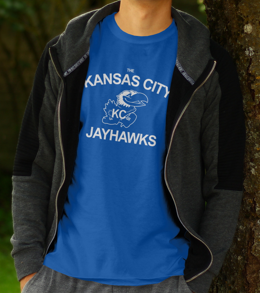 The Kansas City Jayhawks KC Raygun Clothing T-Shirt
