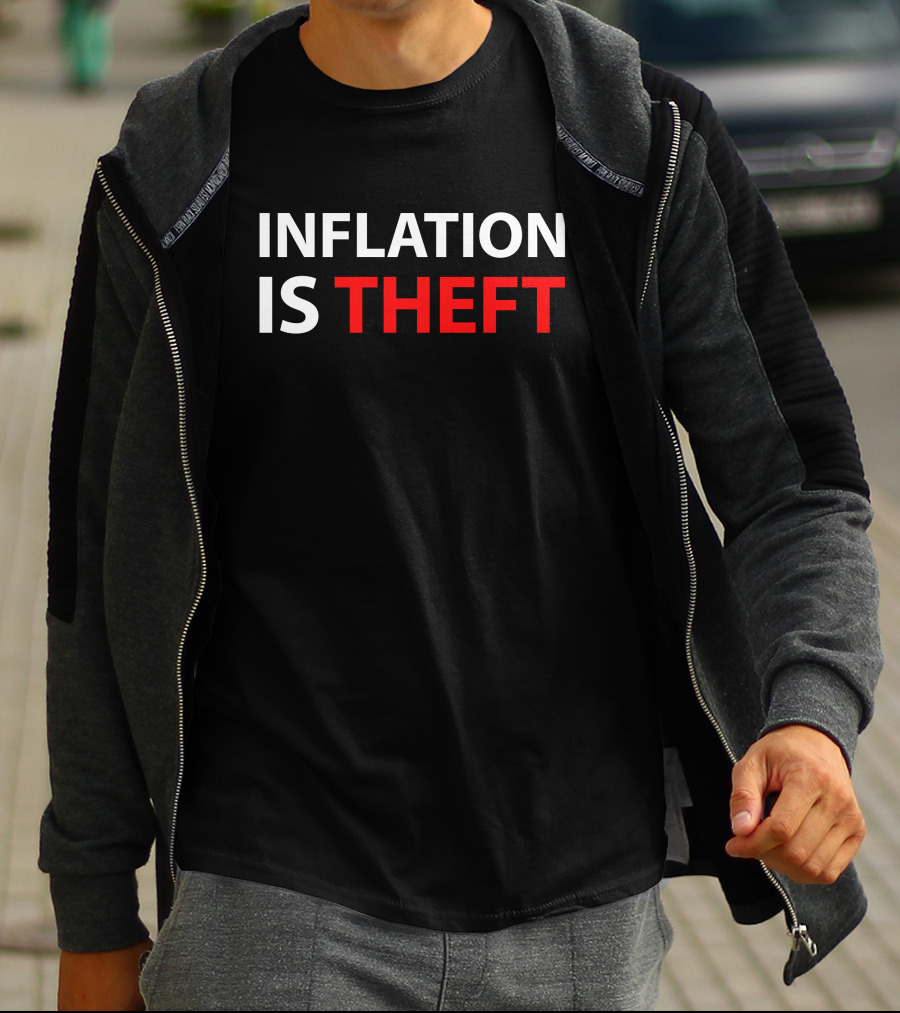 Luke Rudkowski Merch Inflation Is Theft Wearechange T-Shirt