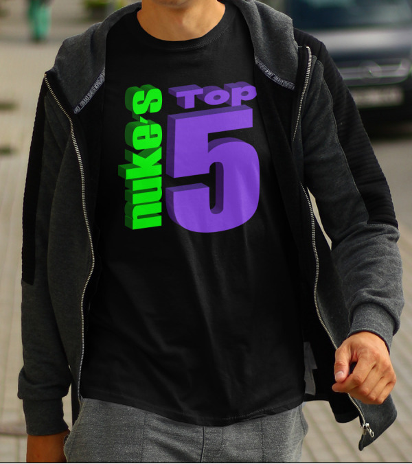 Nukestop5 Nuke's Top 5 Logo Merch T-Shirt