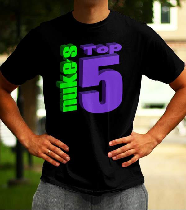 Nukestop5 Nuke's Top 5 Logo Merch T-Shirt