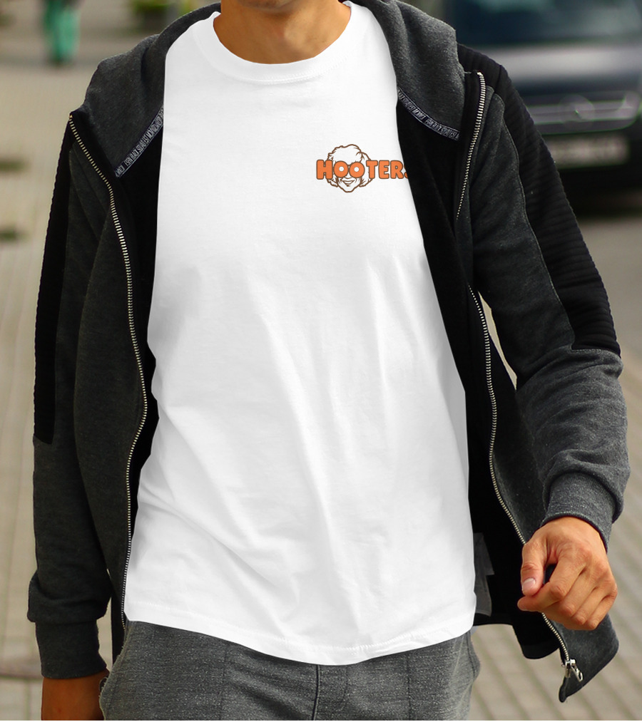 Danny Duncan Collaboration With Hooters Graphic White T-Shirt