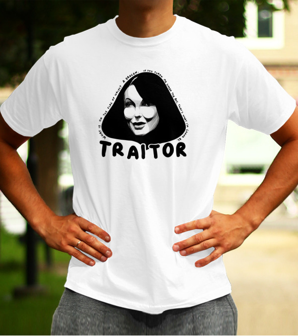 TRAITOR Amanda What Is On The Face Of A Dragon T-Shirt