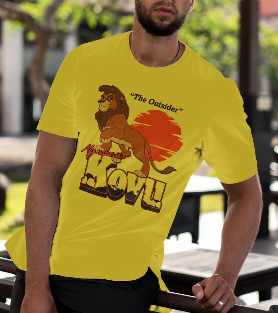 The Outsider My Name Is Kovu Lion King Character T-Shirt