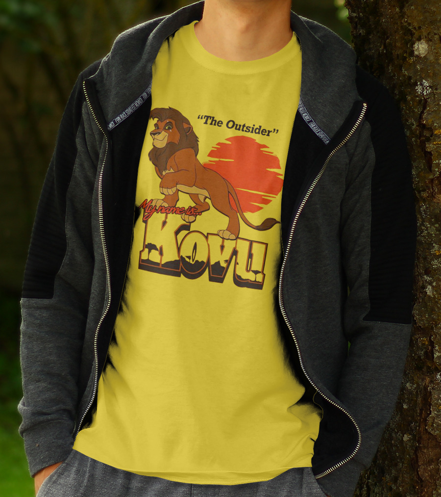 The Outsider My Name Is Kovu Lion King Character T-Shirt