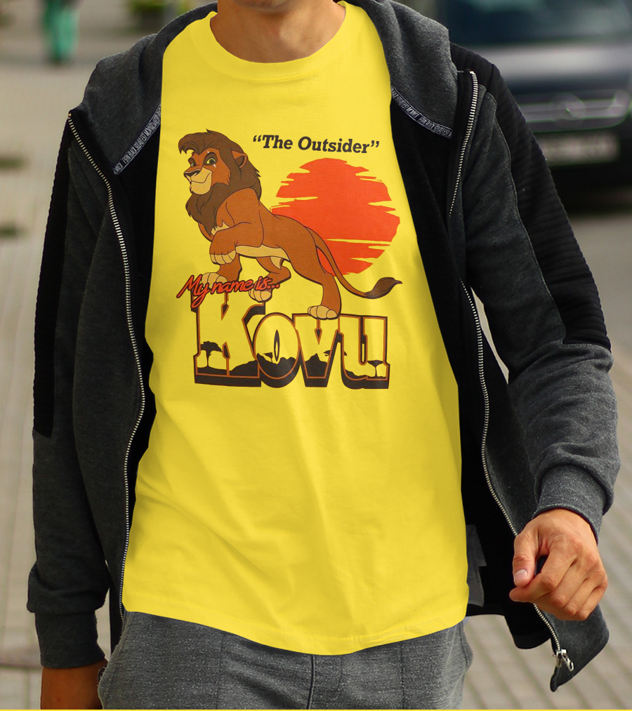 The Outsider My Name Is Kovu Lion King Character T-Shirt