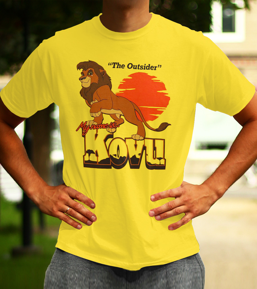 The Outsider My Name Is Kovu Lion King Character T-Shirt