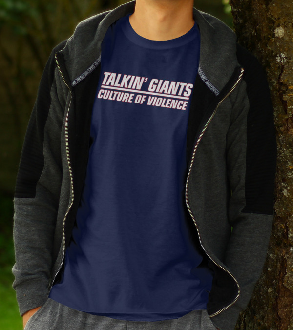 Jomboy Media Talkin' Giants Culture Of Violence T-Shirt