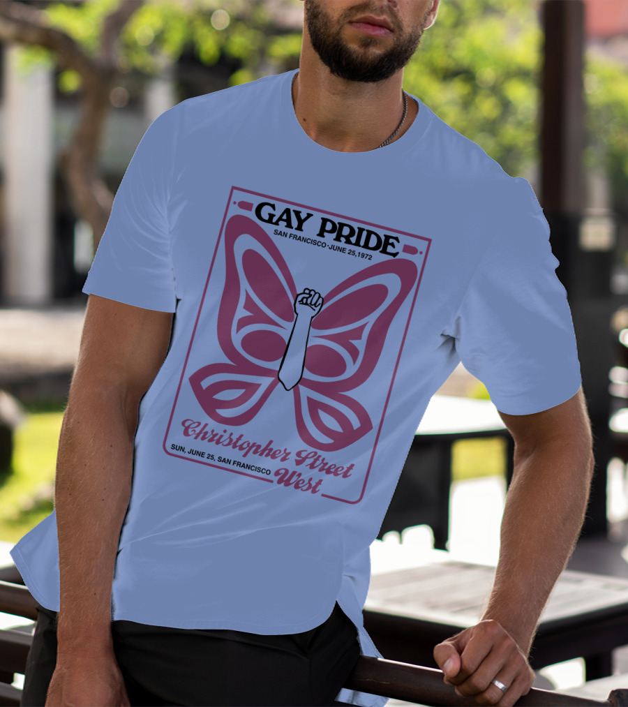 Gay Pride San Francisco June 25 1972 Christopher Street West T-Shirt